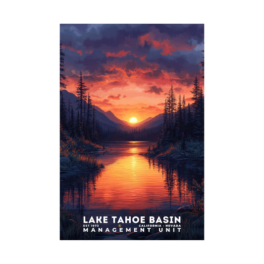 Lake Tahoe Basin Management Unit National Forest Poster | S02