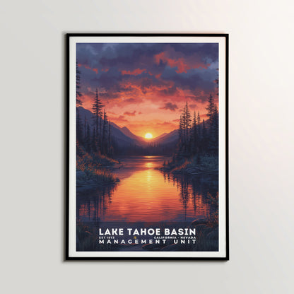 Lake Tahoe Basin Management Unit National Forest Poster | S02