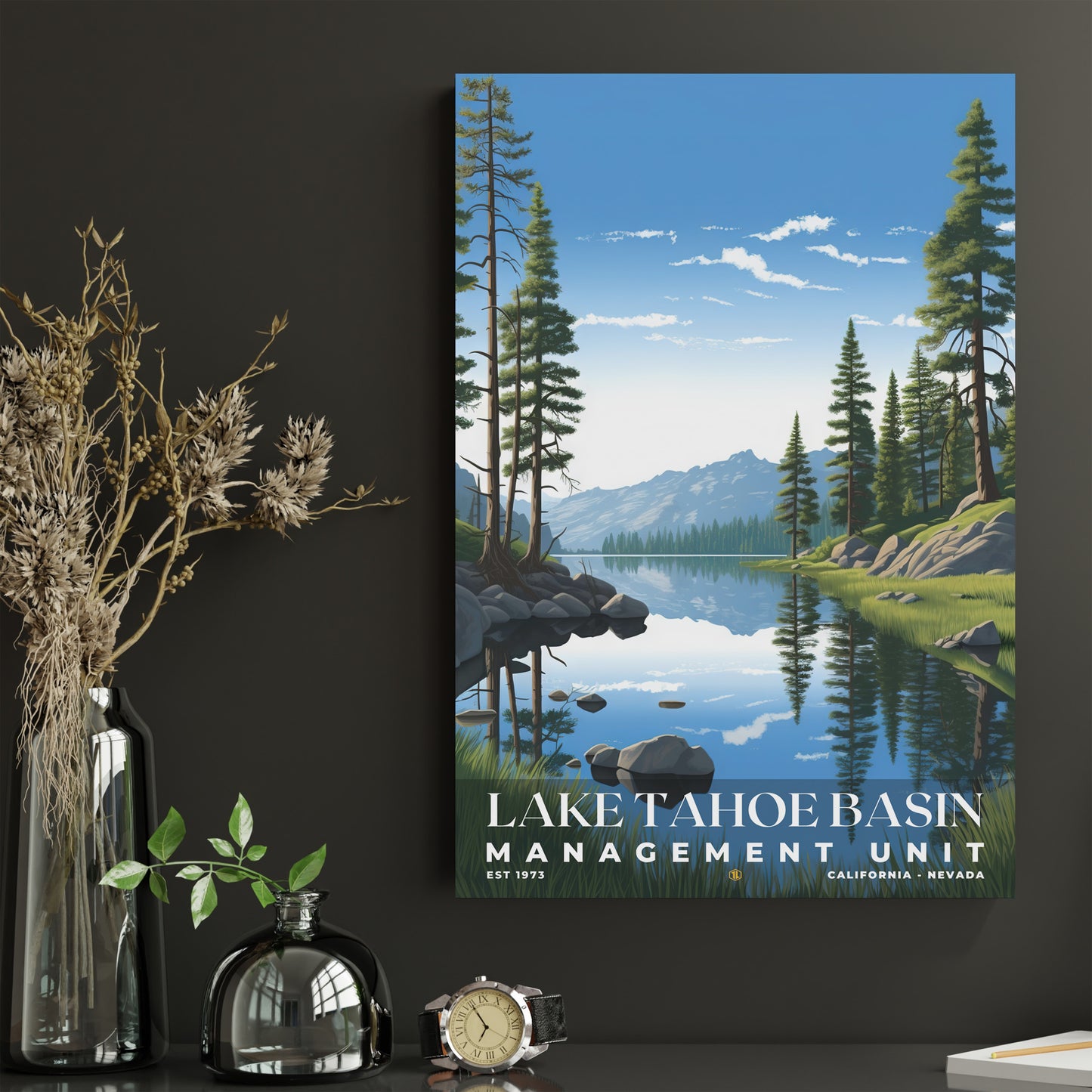 Lake Tahoe Basin Management Unit National Forest Poster | S01