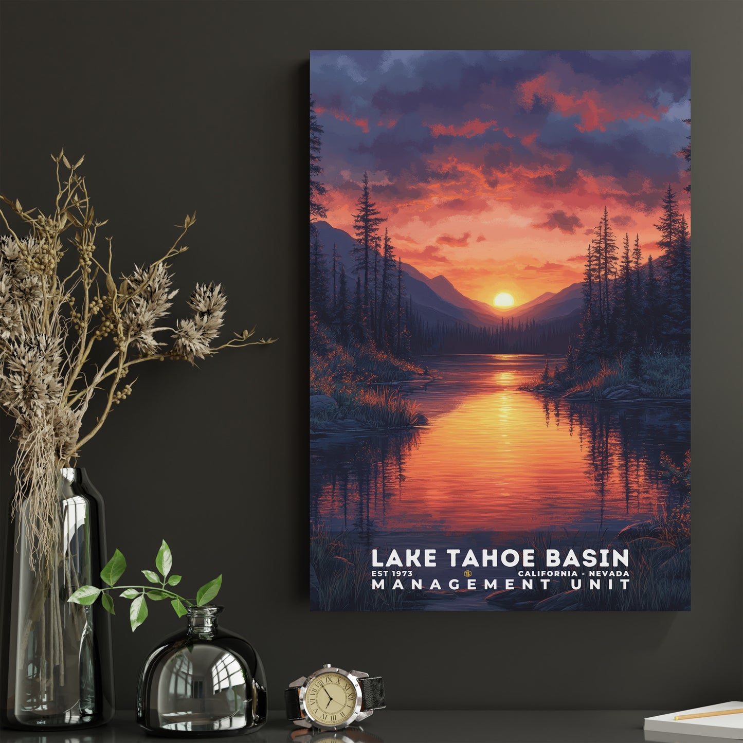 Lake Tahoe Basin Management Unit National Forest Poster | S02
