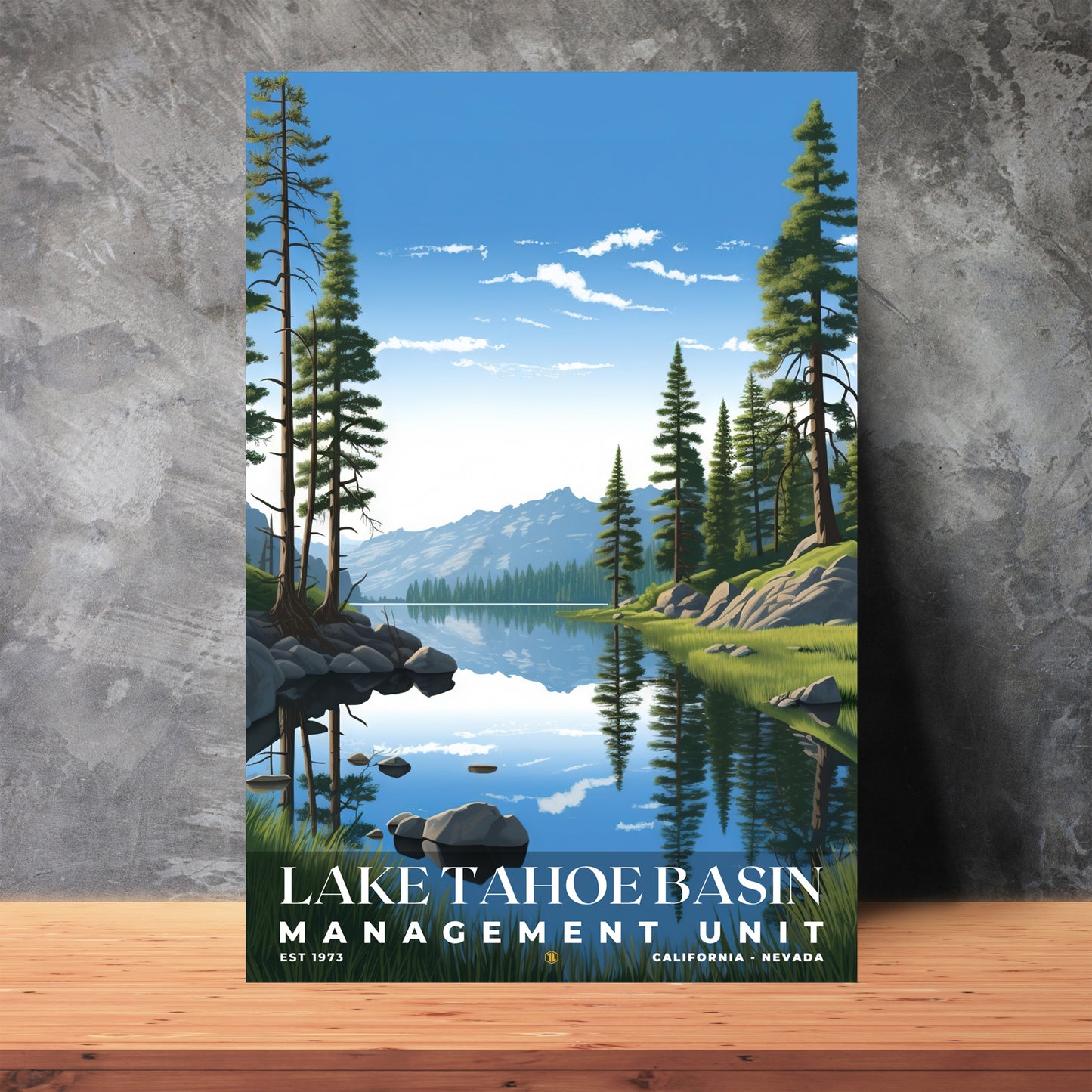 Lake Tahoe Basin Management Unit National Forest Poster | S01