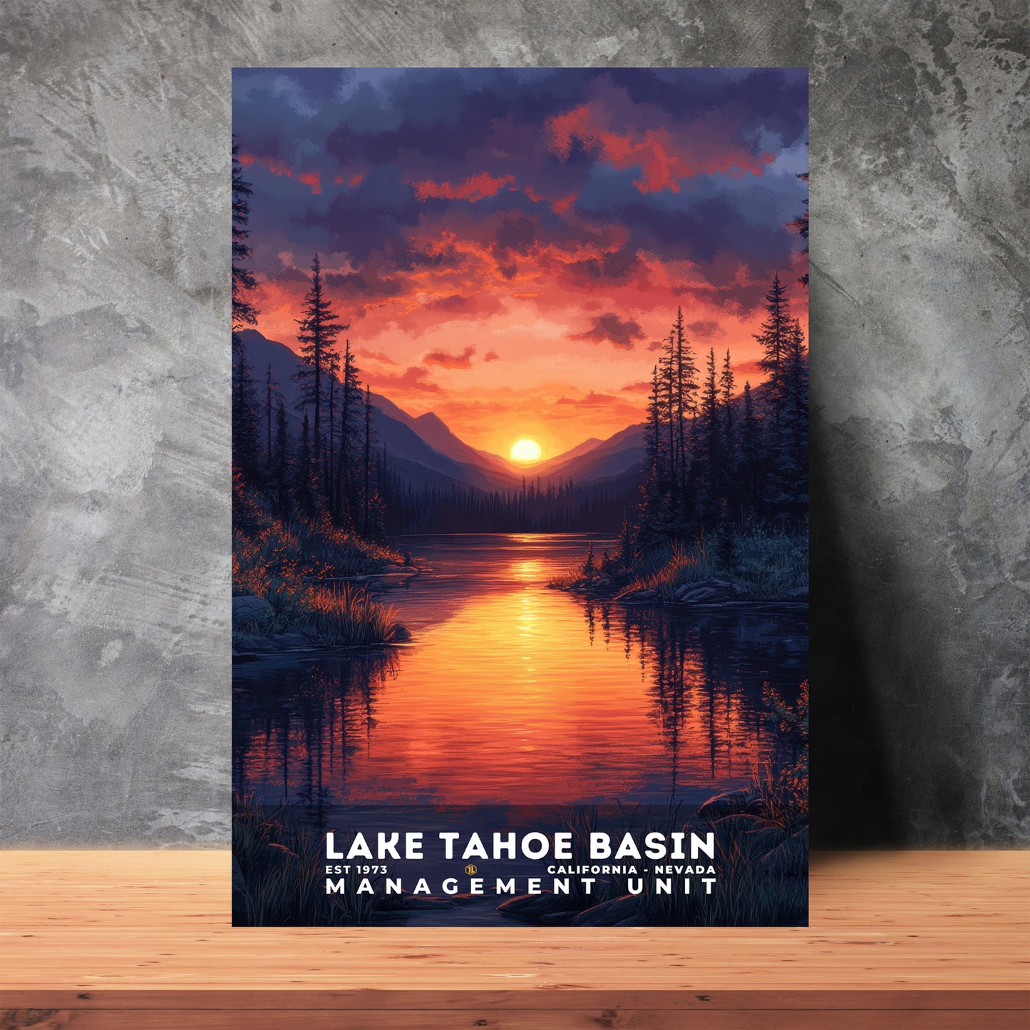Lake Tahoe Basin Management Unit National Forest Poster | S02