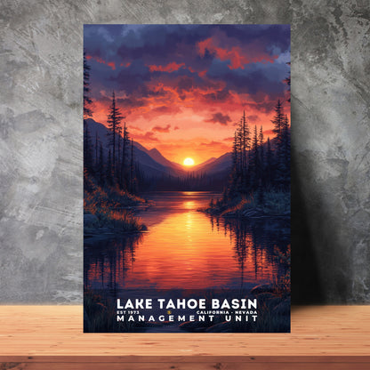 Lake Tahoe Basin Management Unit National Forest Poster | S02