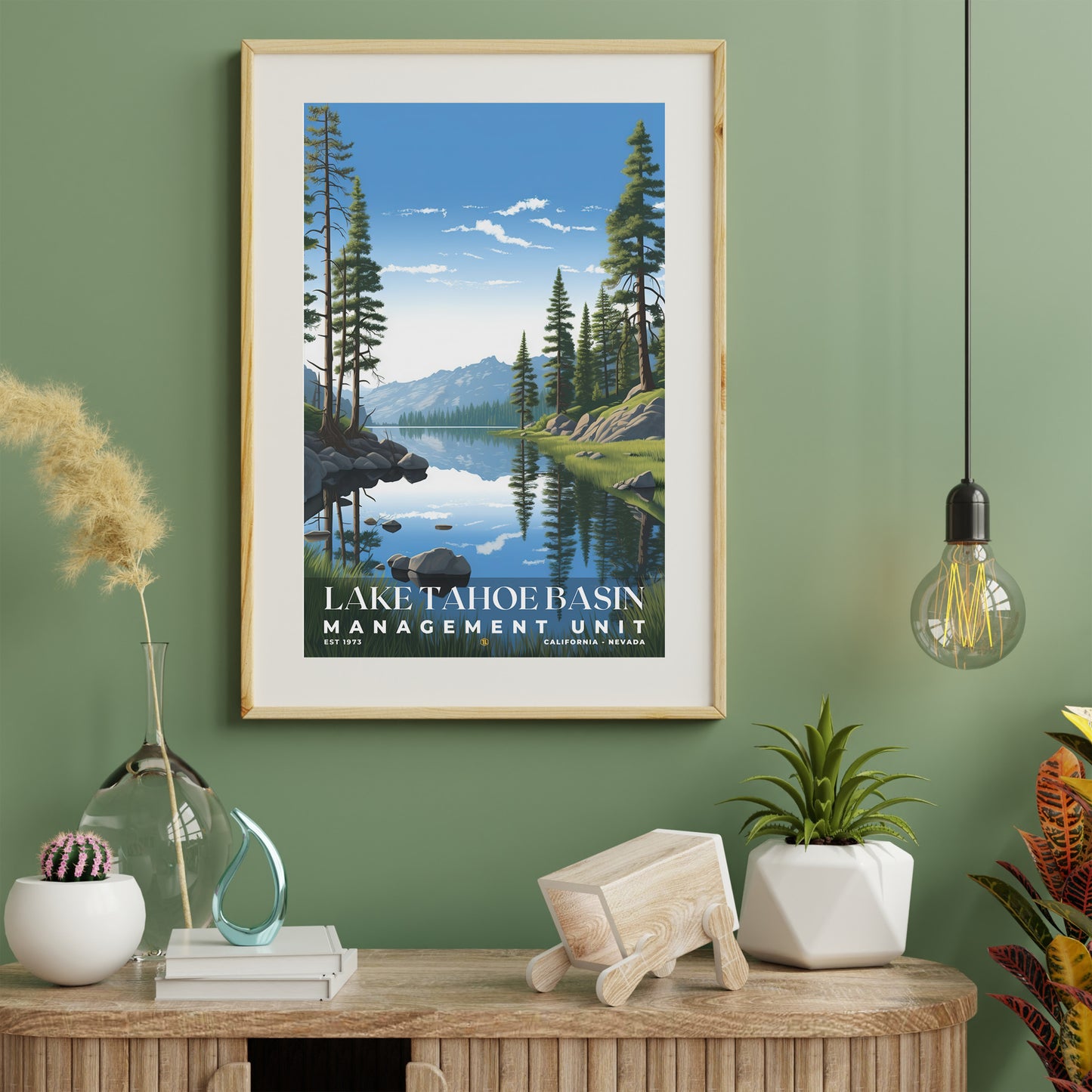 Lake Tahoe Basin Management Unit National Forest Poster | S01