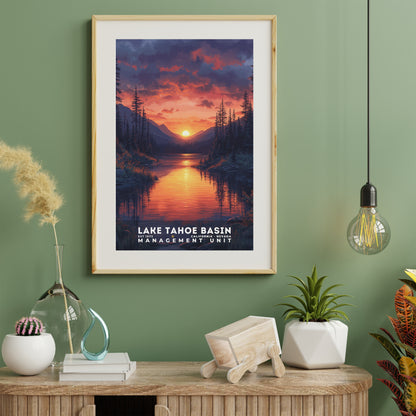 Lake Tahoe Basin Management Unit National Forest Poster | S02