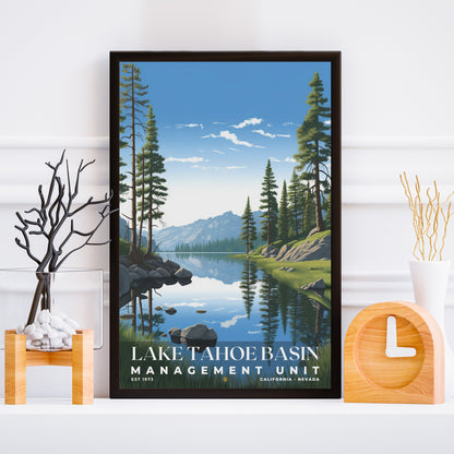 Lake Tahoe Basin Management Unit National Forest Poster | S01