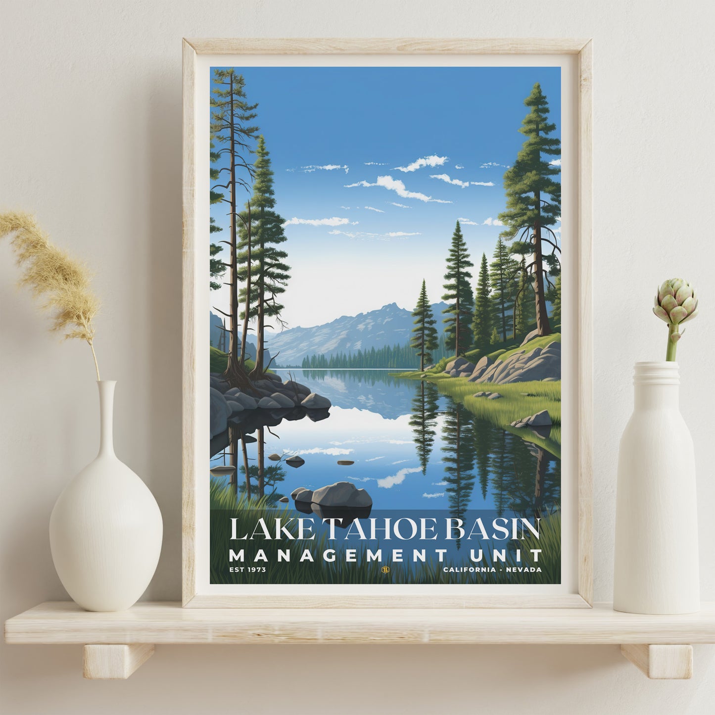 Lake Tahoe Basin Management Unit National Forest Poster | S01