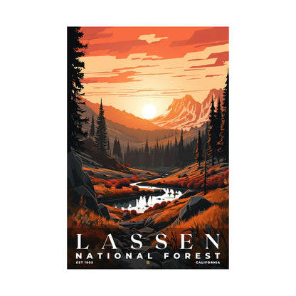 Lassen National Forest Poster | S01