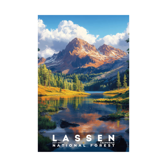 Lassen National Forest Poster | S02