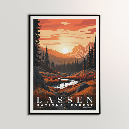 Lassen National Forest Poster | S01