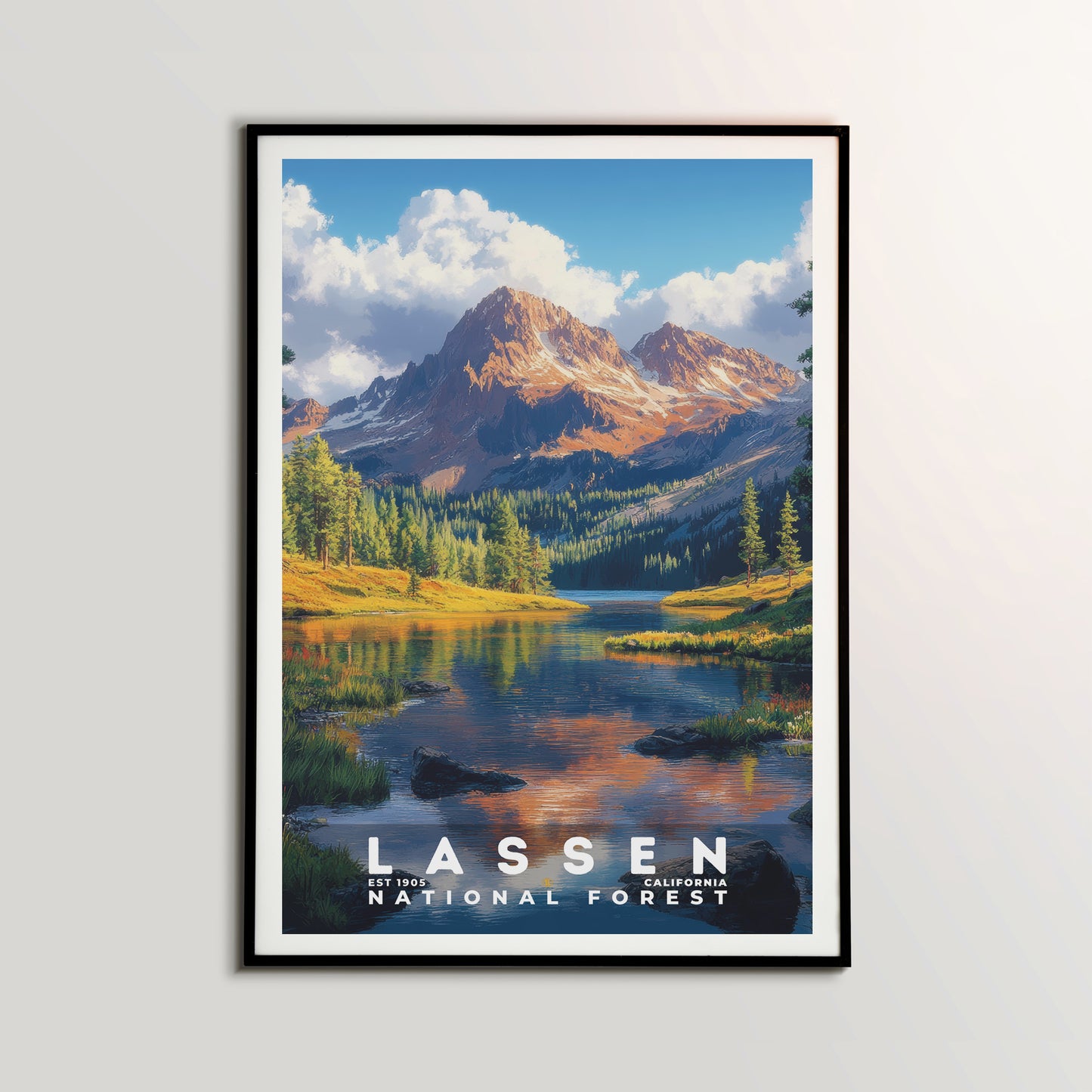 Lassen National Forest Poster | S02