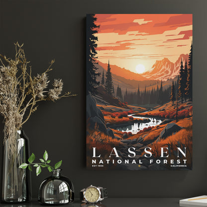 Lassen National Forest Poster | S01