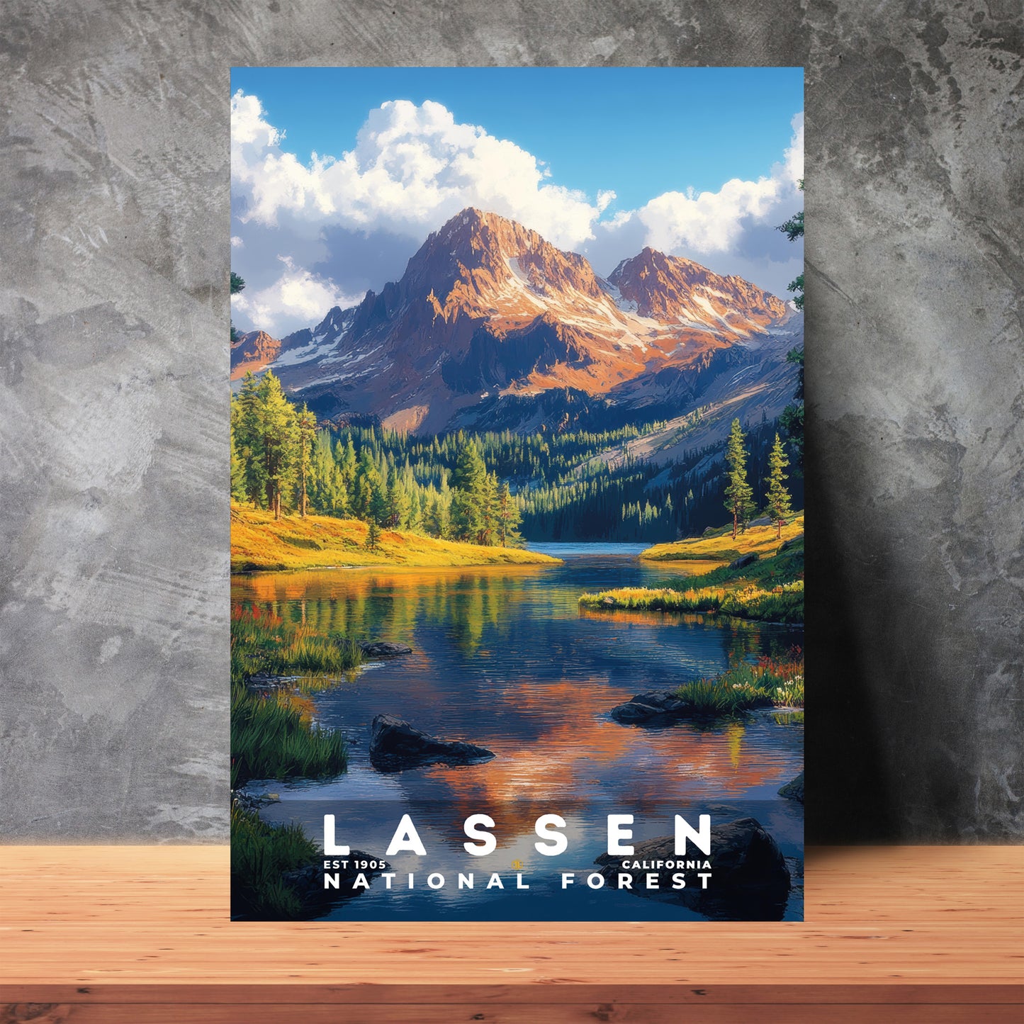 Lassen National Forest Poster | S02