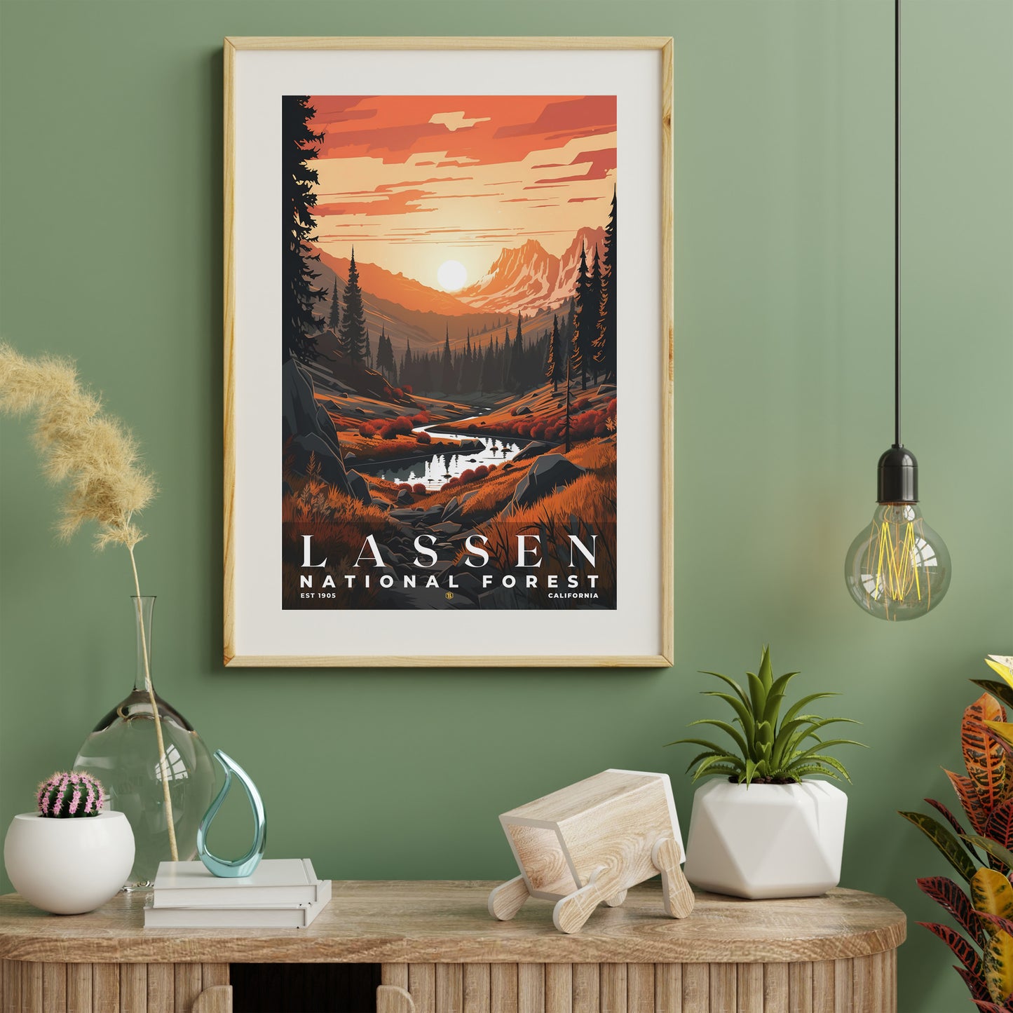 Lassen National Forest Poster | S01