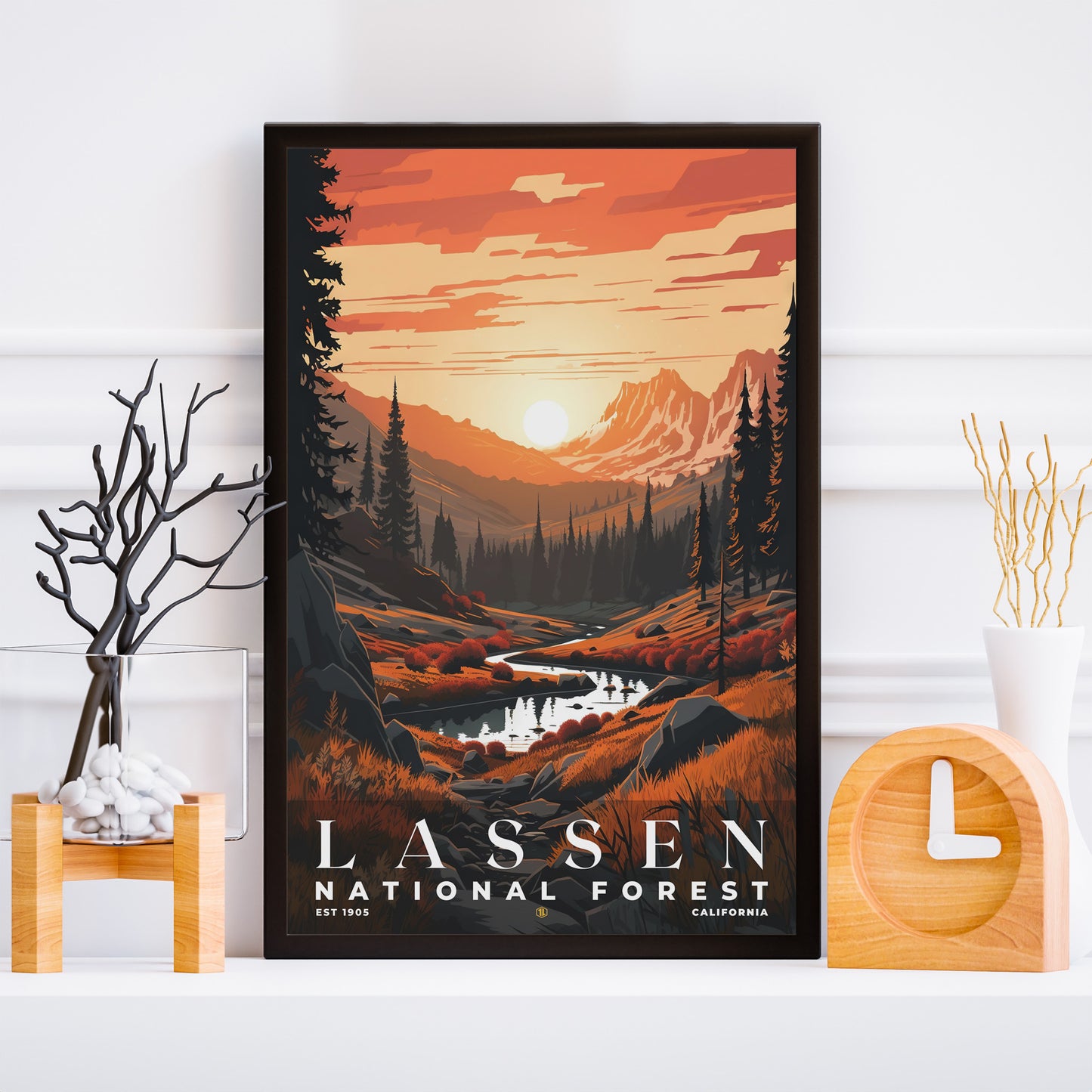 Lassen National Forest Poster | S01