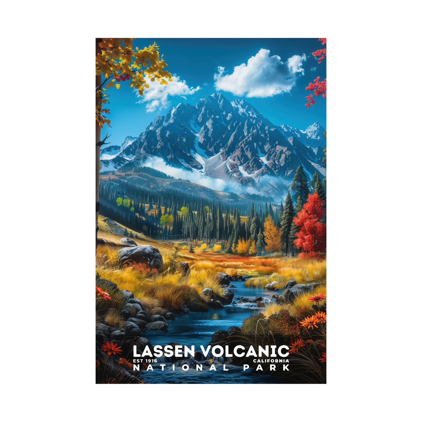 Lassen Volcanic National Park Poster | S16