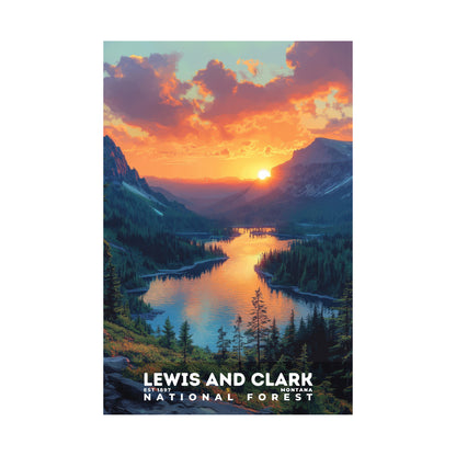 Lewis and Clark National Forest Poster | S02