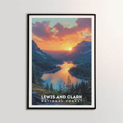 Lewis and Clark National Forest Poster | S02