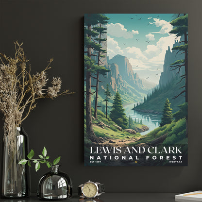 Lewis and Clark National Forest Poster | S01