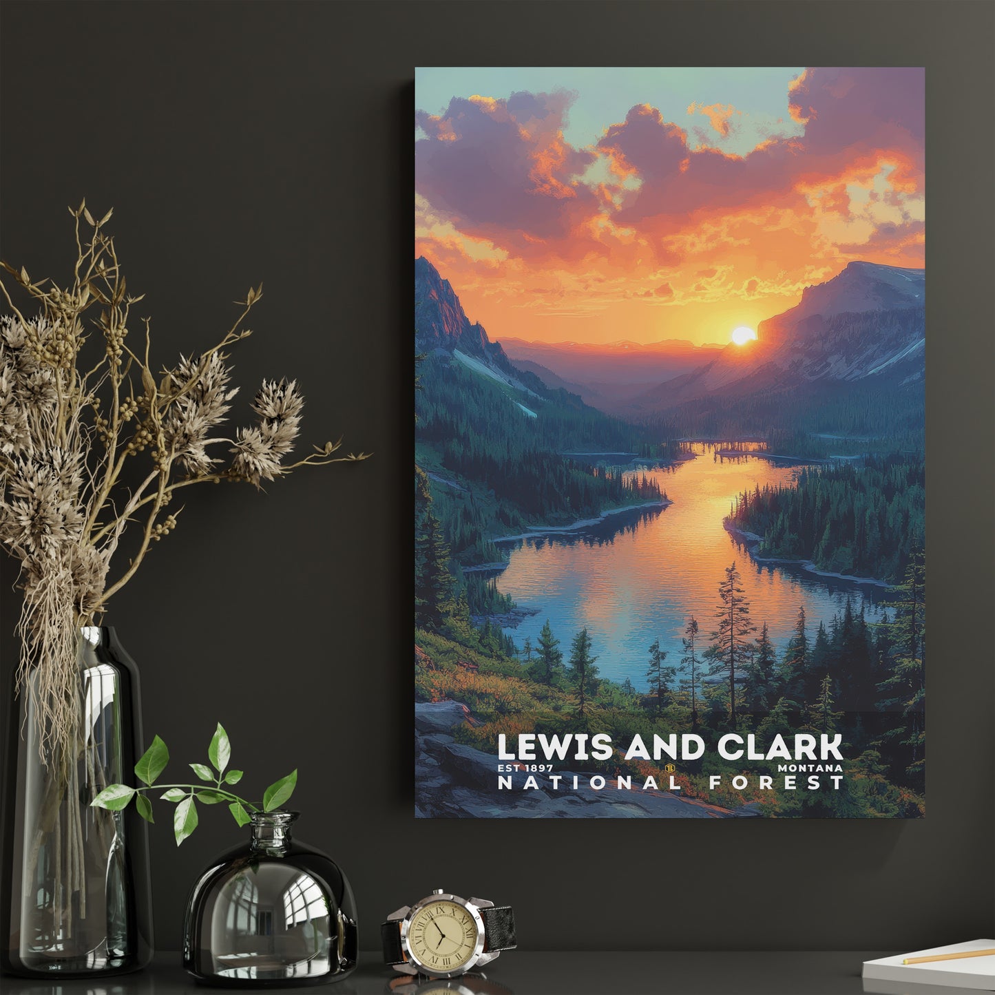 Lewis and Clark National Forest Poster | S02