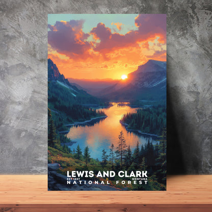 Lewis and Clark National Forest Poster | S02
