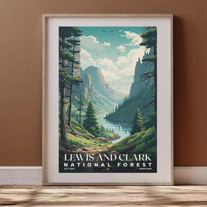 Lewis and Clark National Forest Poster | S01