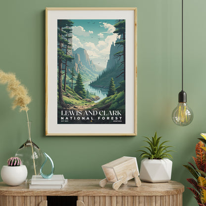 Lewis and Clark National Forest Poster | S01