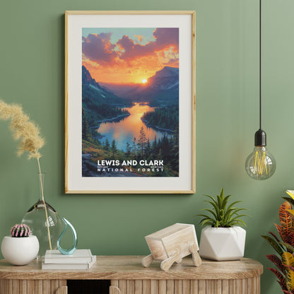 Lewis and Clark National Forest Poster | S02
