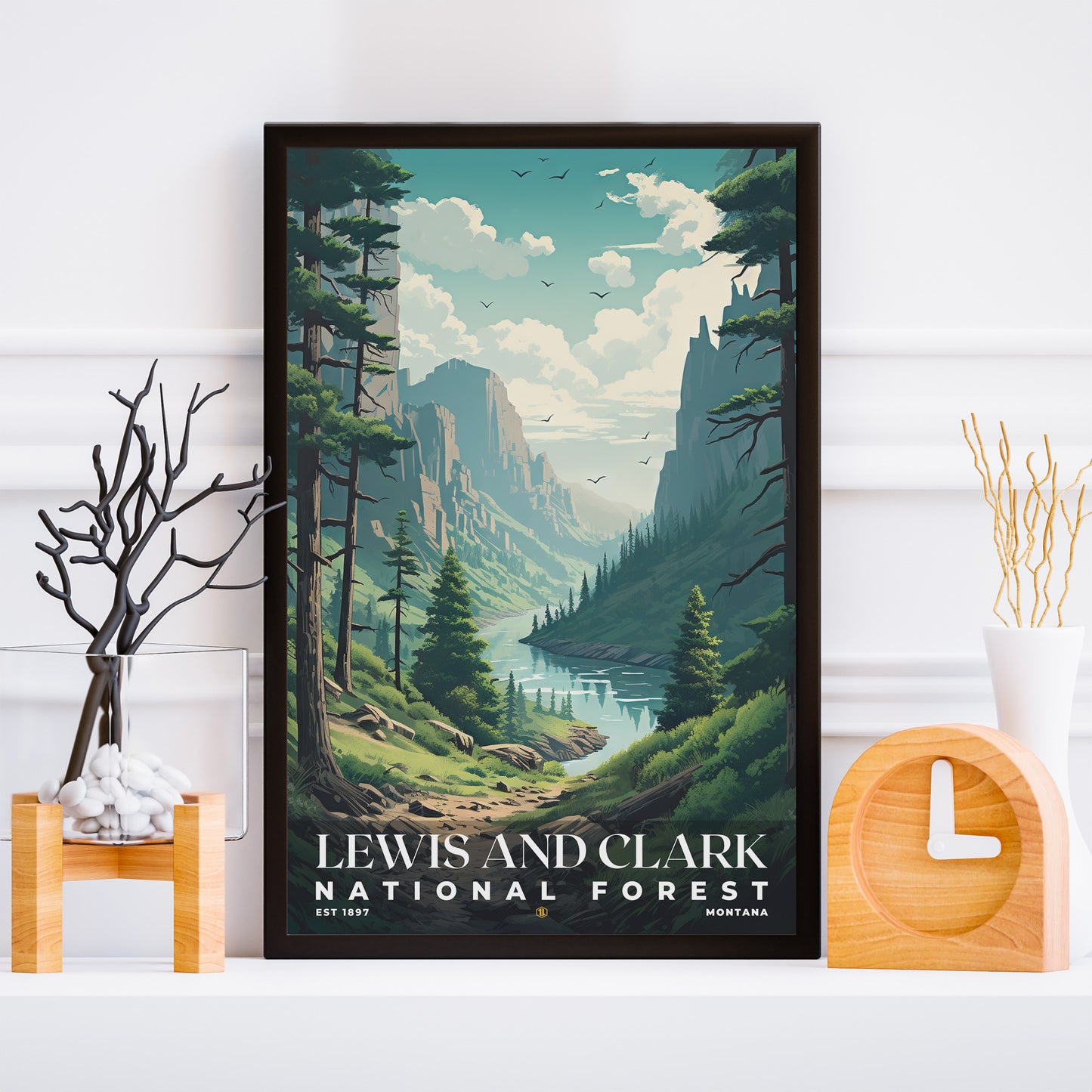 Lewis and Clark National Forest Poster | S01