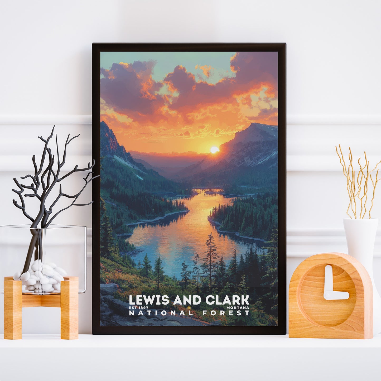 Lewis and Clark National Forest Poster | S02