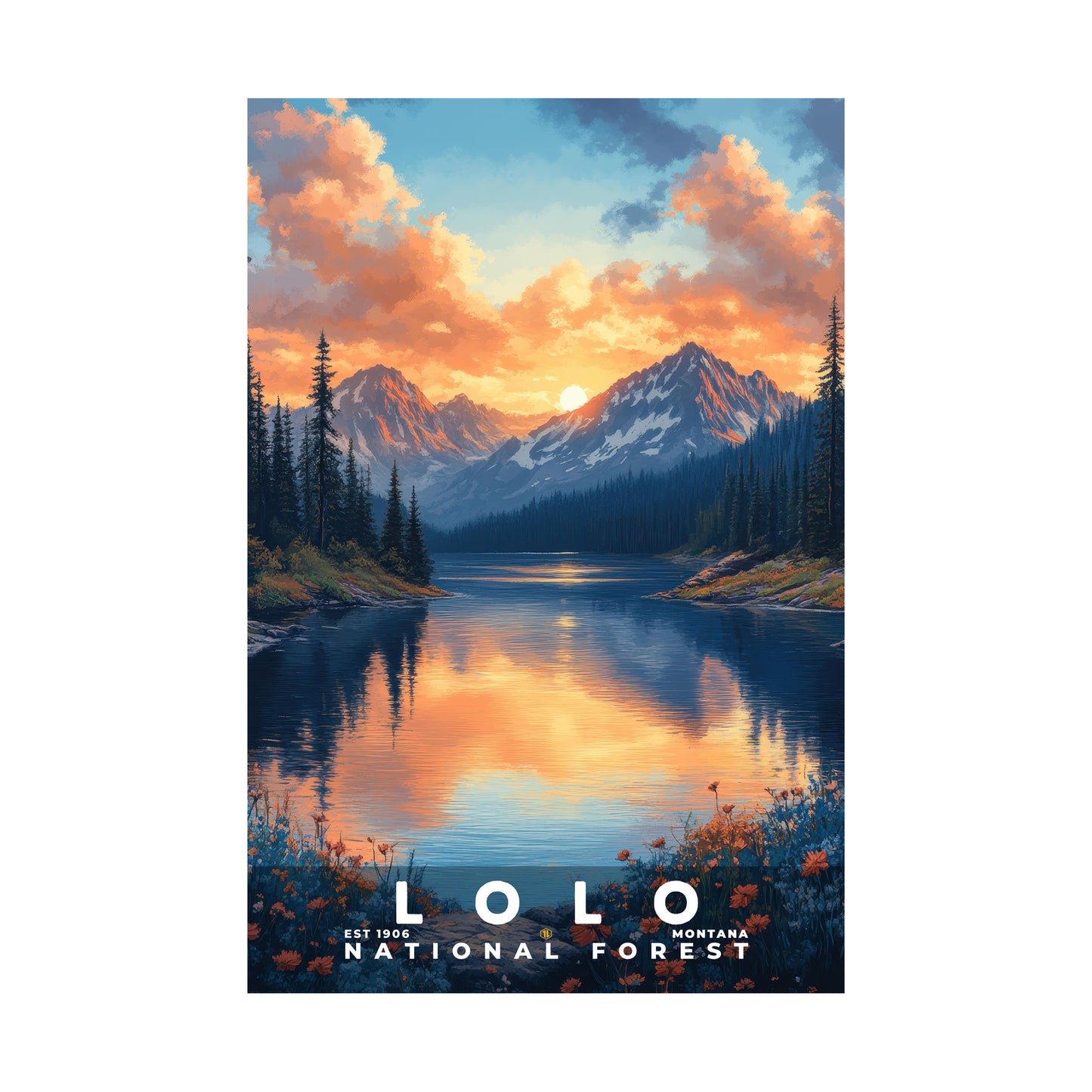Lolo National Forest Poster | S02