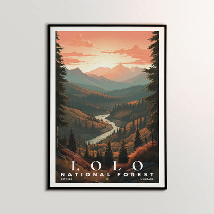 Lolo National Forest Poster | S01