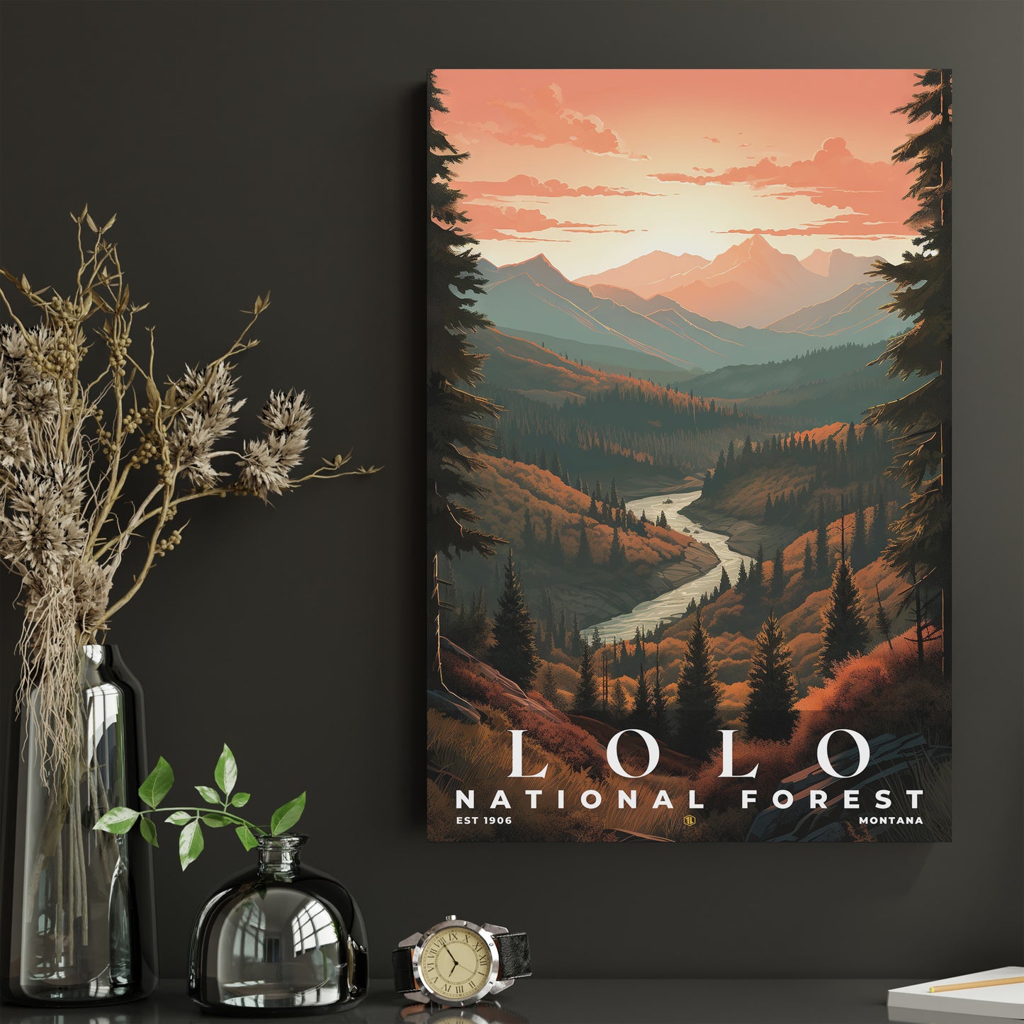 Lolo National Forest Poster | S01