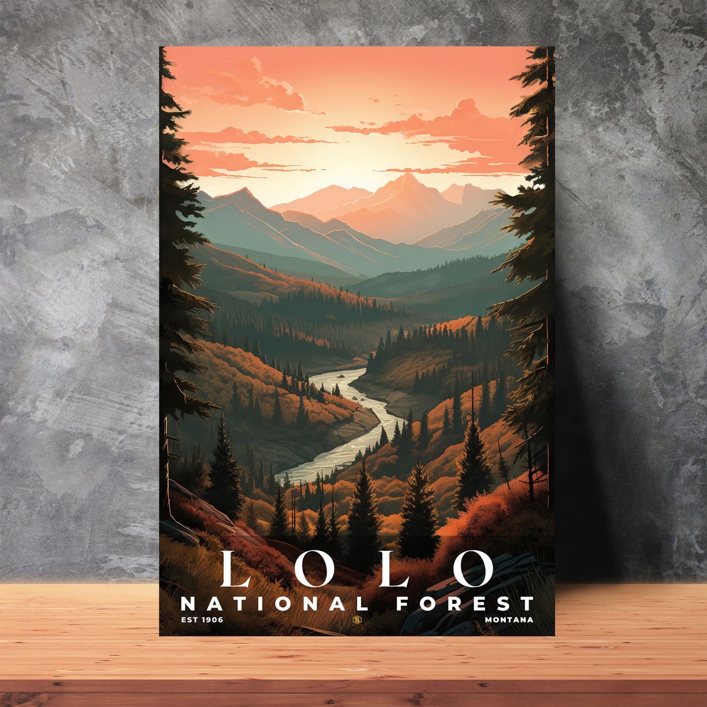 Lolo National Forest Poster | S01