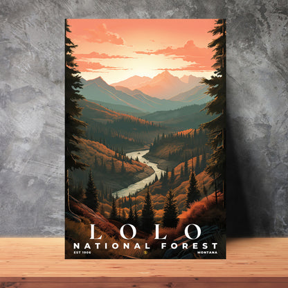 Lolo National Forest Poster | S01