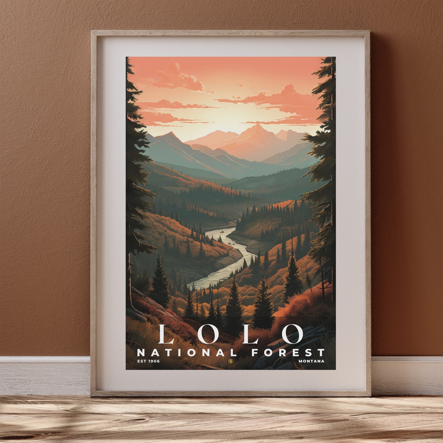 Lolo National Forest Poster | S01