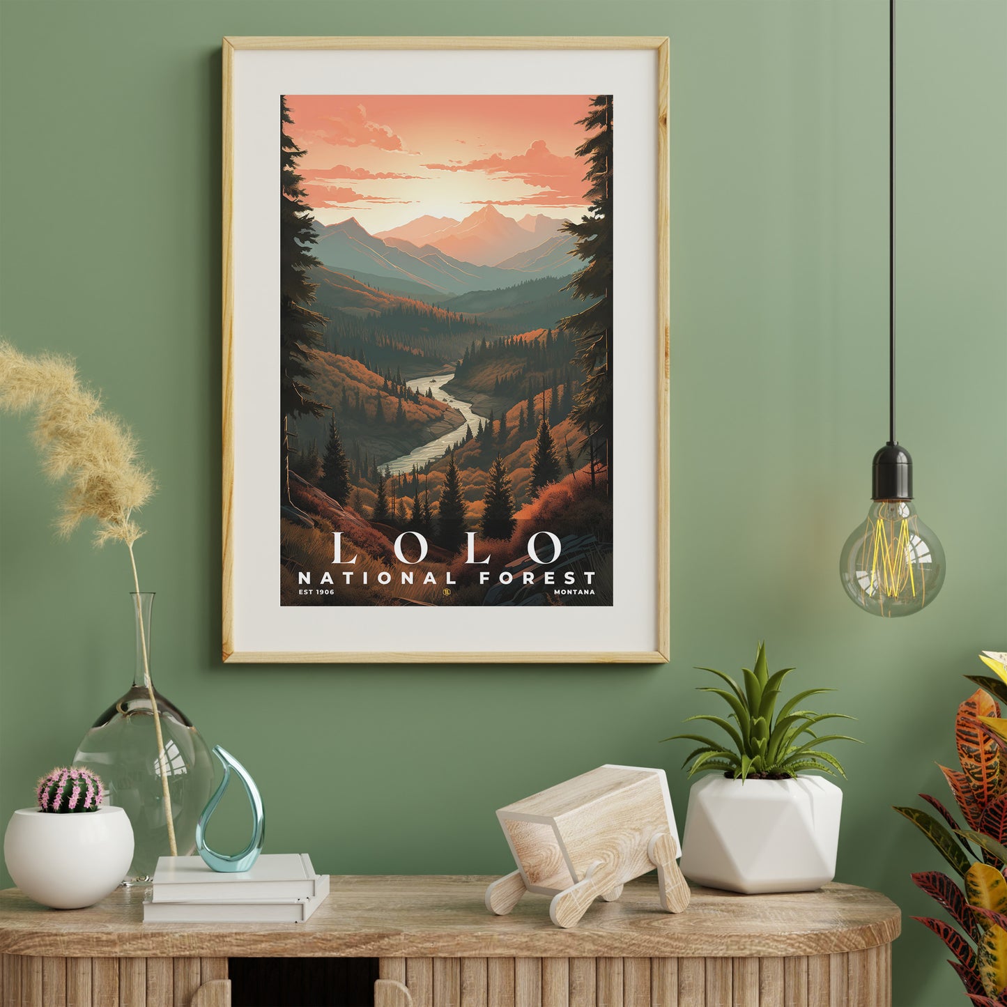 Lolo National Forest Poster | S01