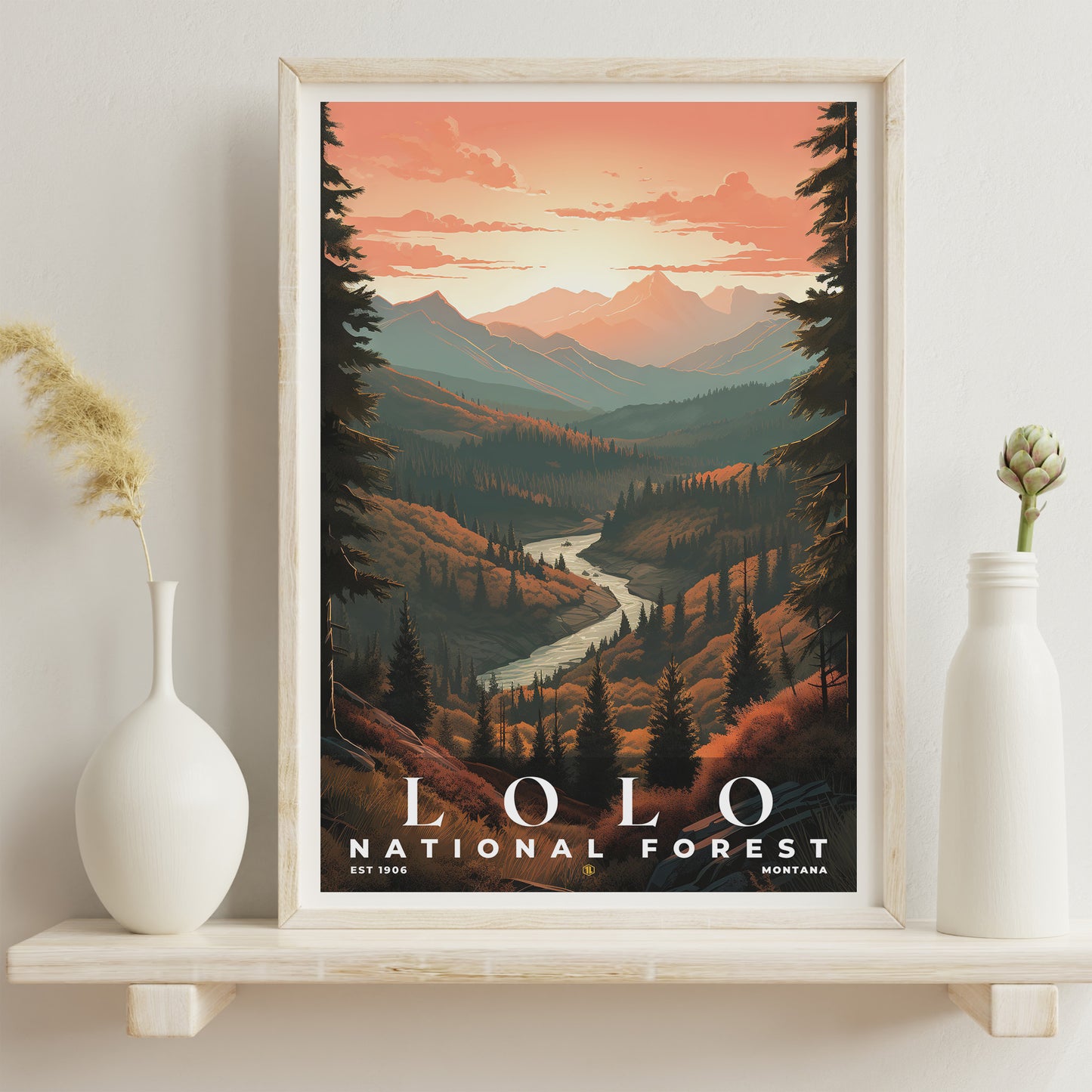 Lolo National Forest Poster | S01