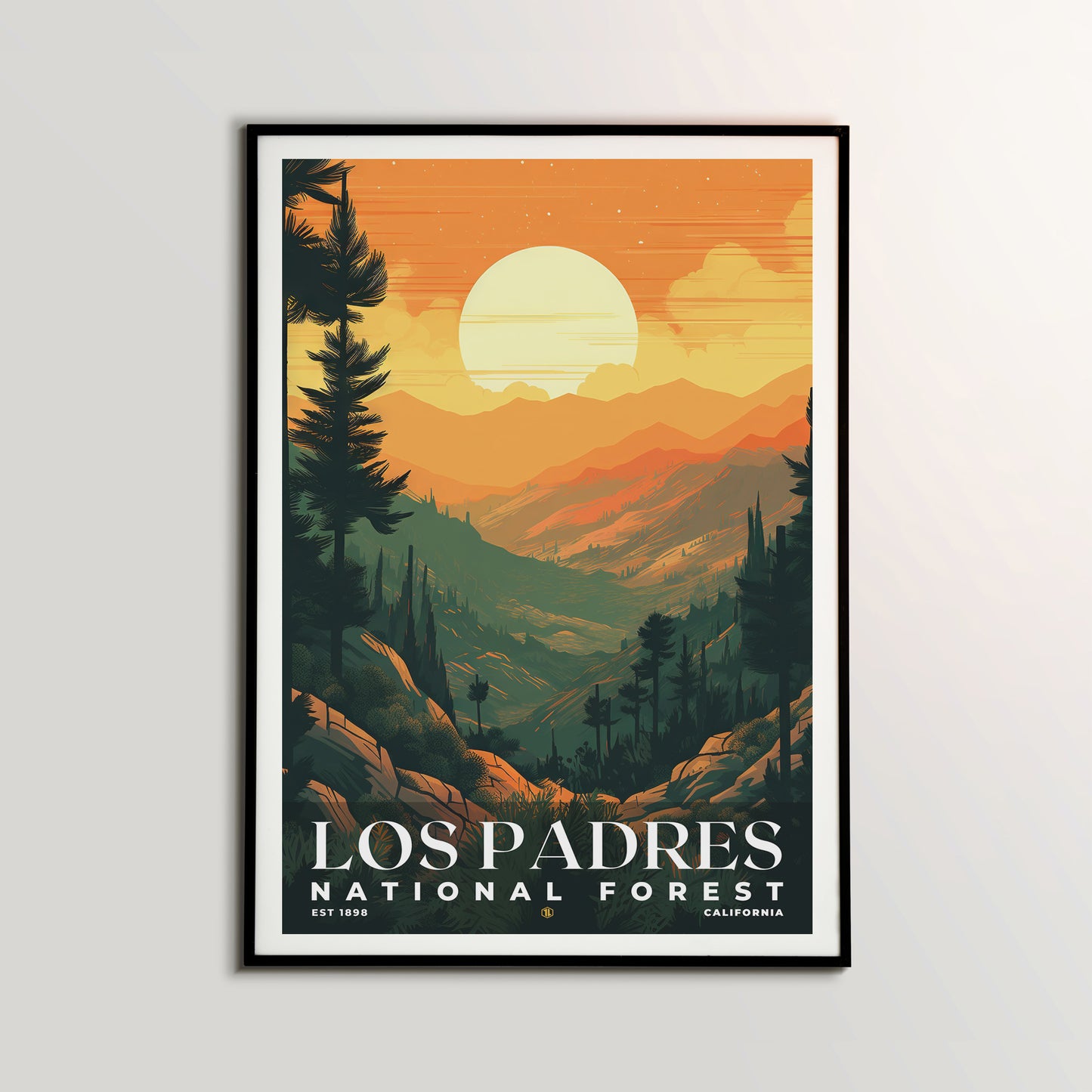 Los Padres National Forest Poster | S01