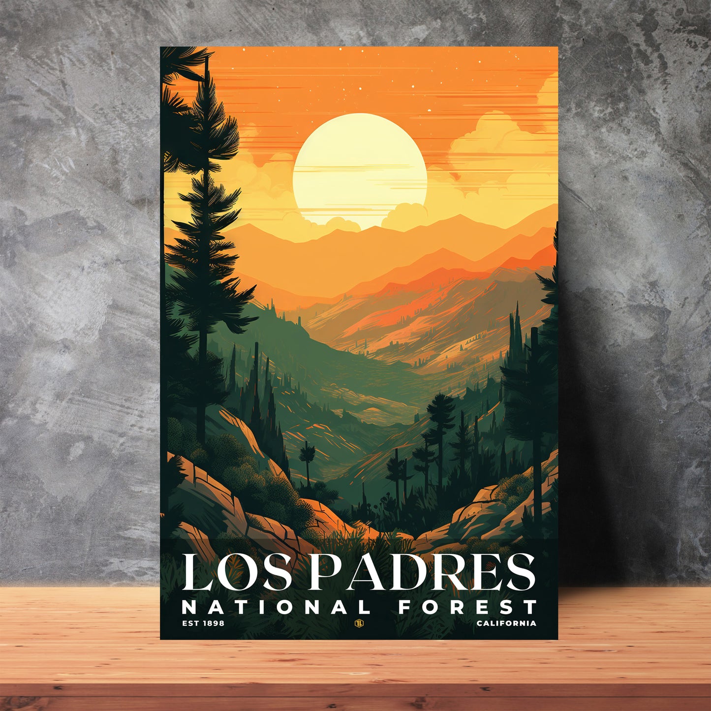 Los Padres National Forest Poster | S01