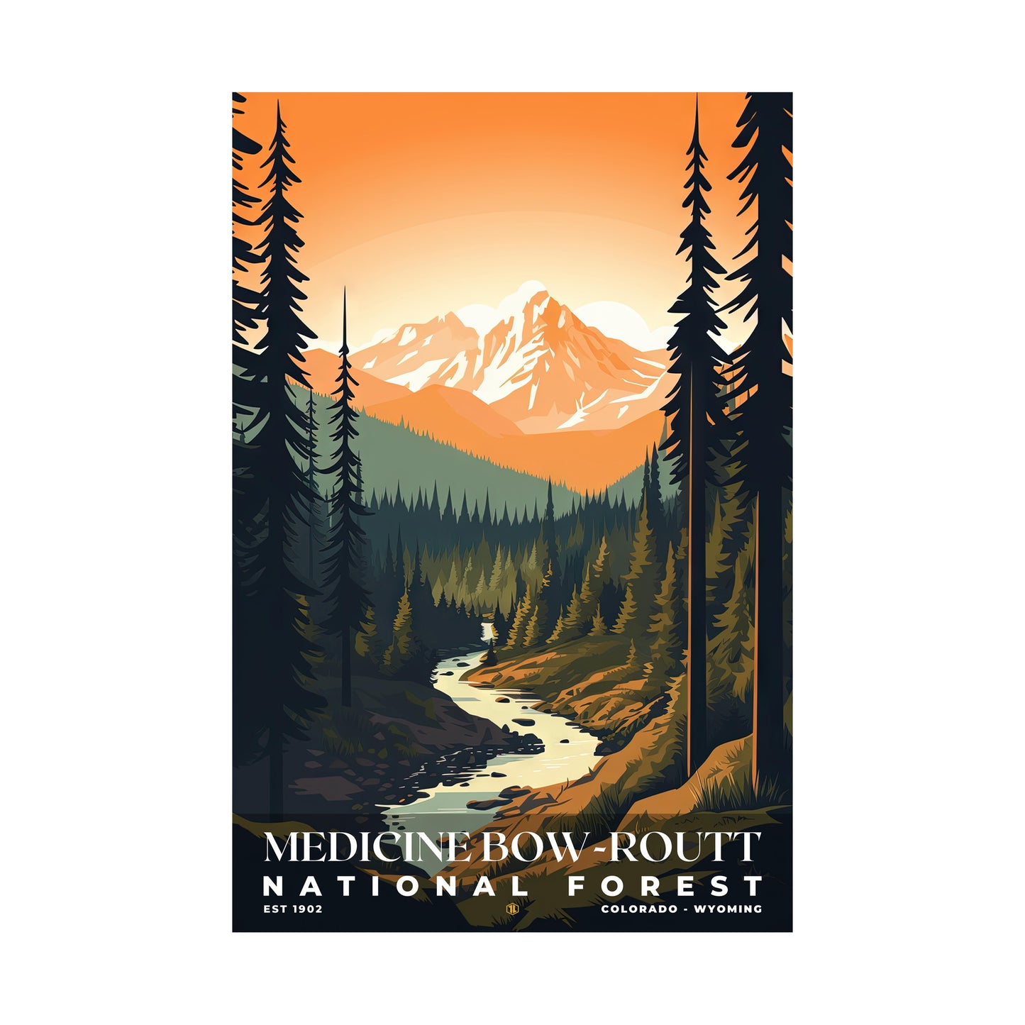 Medicine Bow-Routt National Forest Poster | S01