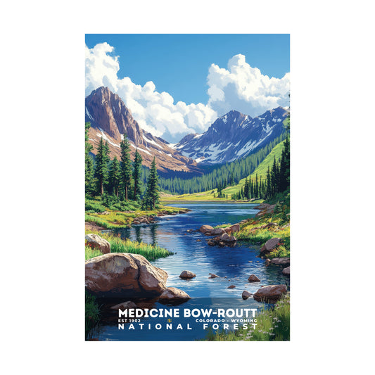 Medicine Bow-Routt National Forest Poster | S02