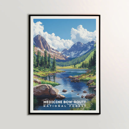 Medicine Bow-Routt National Forest Poster | S02