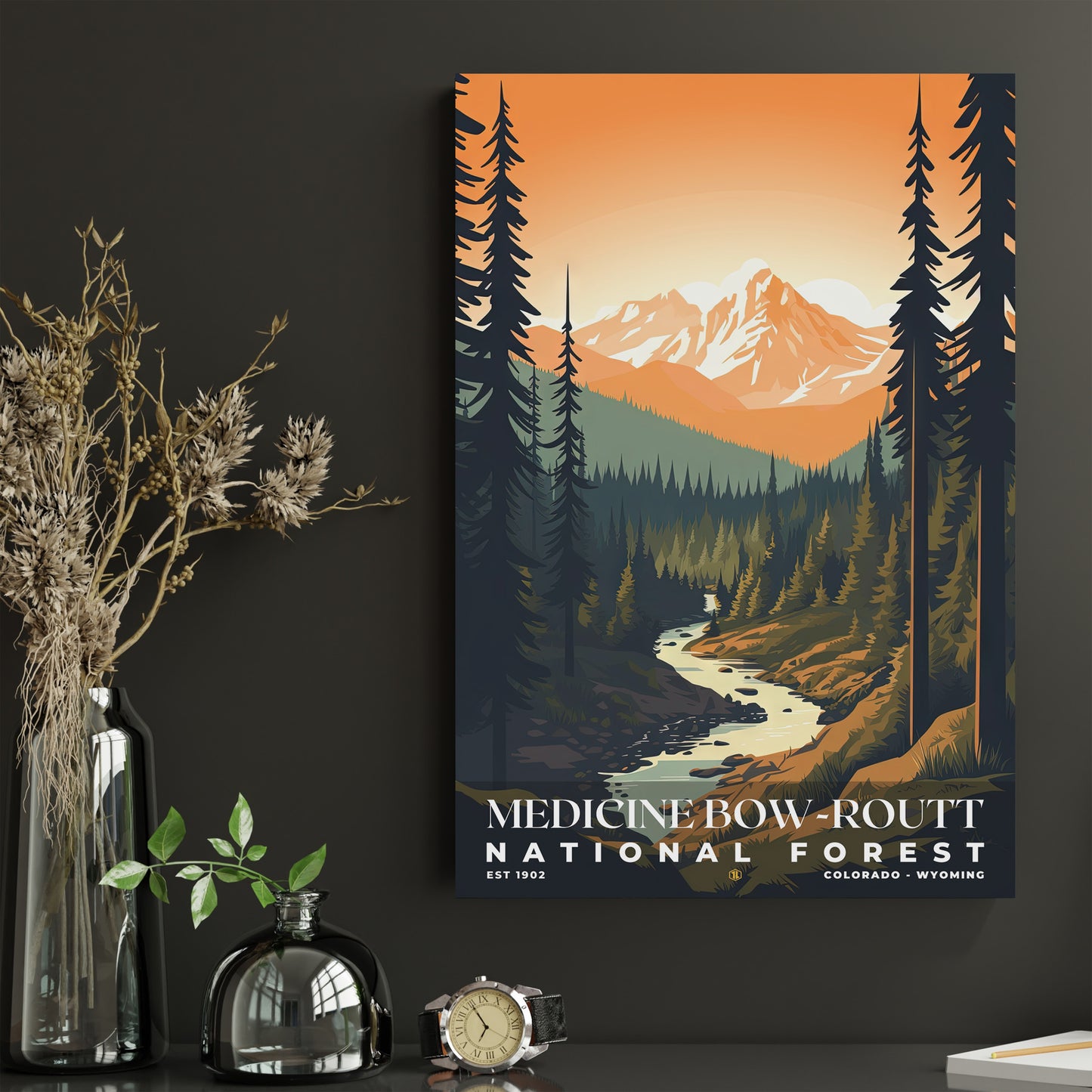 Medicine Bow-Routt National Forest Poster | S01