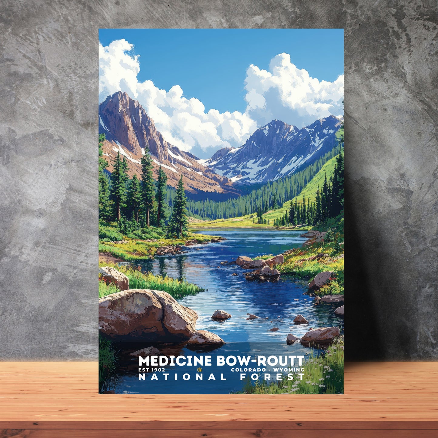 Medicine Bow-Routt National Forest Poster | S02