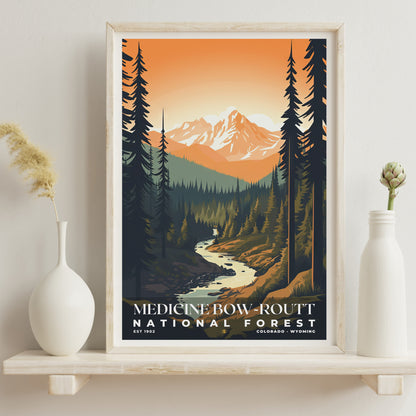 Medicine Bow-Routt National Forest Poster | S01