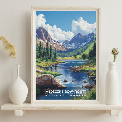 Medicine Bow-Routt National Forest Poster | S02