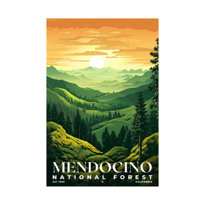 Mendocino National Forest Poster | S01