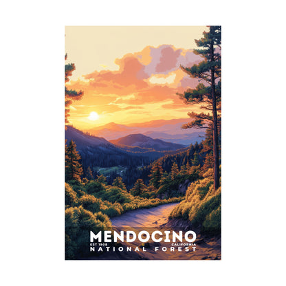 Mendocino National Forest Poster | S02