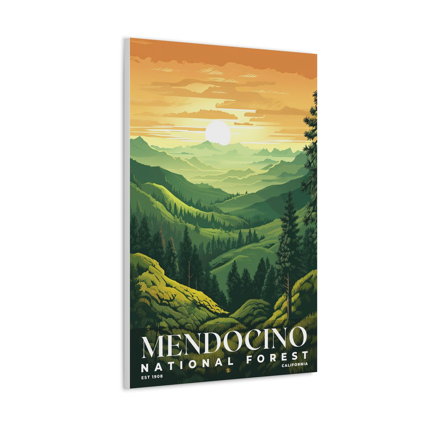Mendocino National Forest Poster | S01